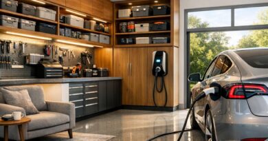 Moderne Garage: Ideen für Stauraum, Technik und Komfort