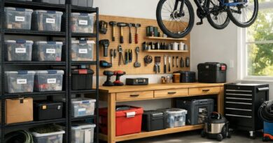 Ordnung in der Garage: Praktische Systeme für jedes Zuhause